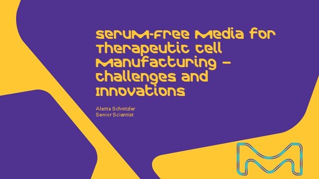 <p>Serum-free Media for Therapeutic Cell Manufacturing – Challenges and Innovations</p>
 Serum-free Media for Therapeutic Cell Manufacturing – Challenges and Innovations
