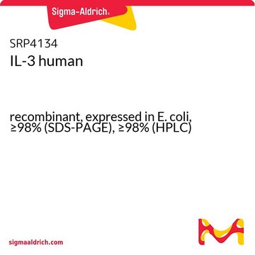 IL-3 human recombinant, expressed in E. coli, ≥98% (SDS-PAGE), ≥98% (HPLC)