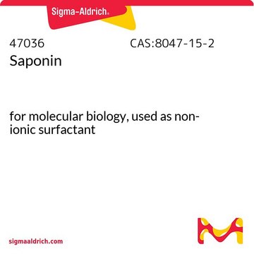 Saponin Molecular Biology, used as non-ionic surfactant
