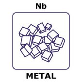 Niobium pellets, 50g, max. size 10mm, 99.9%