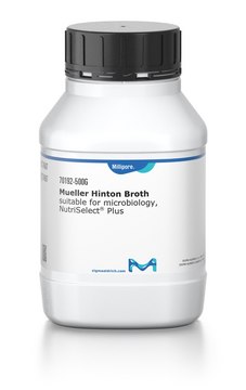 Mueller Hinton Broth NutriSelect&#174; Plus, according to FDA, NCCLS, powder, for bacteria, pack of 100&#160;g, pack of 500&#160;g