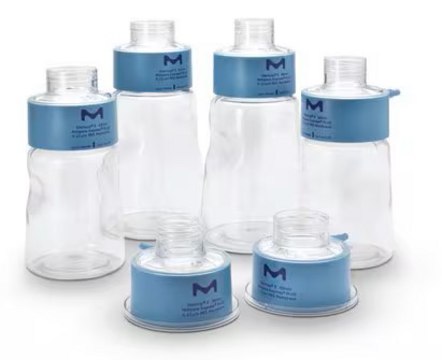 Stericup® E-GP Funnel-less Sterile Vacuum Filtration System pore size 0.22 μm, polyethersulfone membrane, filter capacity 1000 mL, 38 mm (1 1/2 in.) thread, pack of 12 ea