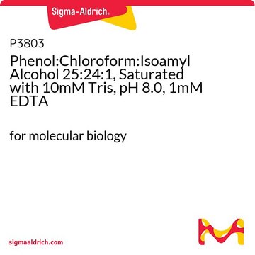 Phenol:Chloroform:Isoamyl Alcohol 25:24:1, Saturated with 10mM Tris, pH 8.0, 1mM EDTA Molecular Biology