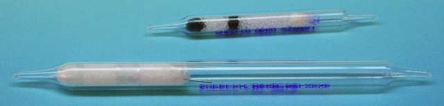 ORBO™ 53 Activated Silica Gel (20/40) specially cleaned, 400/200 mg with Glass Fiber Filters GFF,F,F separators, O.D. × L 7 mm × 100 mm, pkg of 50 ea