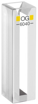 Hellma&#174; absorption cuvettes, semi Micro Special Optical Glass, spectral range 360-2,500 nm, pathlength 10&#160;mm, chamber volume 1,400&#160;&#956;L