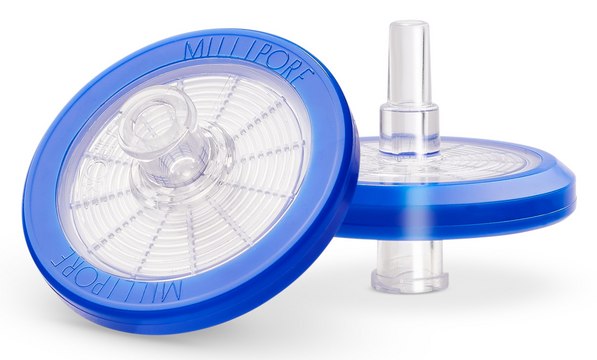 Millex™ MCE syringe filter pore size 0.8 μm, diam. 33 mm, sterile, hydrophilic