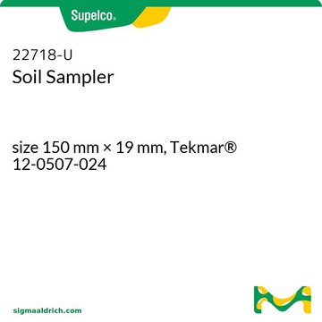 Soil Sampler size 150&#160;mm × 19&#160;mm, Tekmar&#174; 12-0507-024
