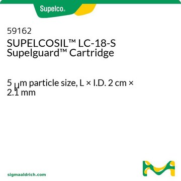 SUPELCOSIL™ LC-18-S Supelguard Cartridge 5 μm particle size, L × I.D. 2 cm × 2.1 mm