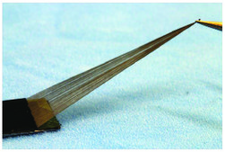 Carbon nanotube array, multi-walled, drawable vertically aligned on Si substrate