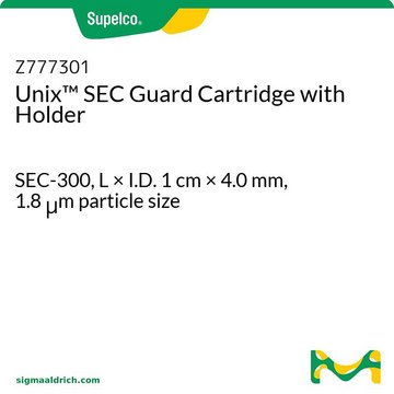 Unix™ SEC Guard Cartridge with Holder SEC-300, L × I.D. 1 cm × 4.0 mm, 1.8 μm particle size