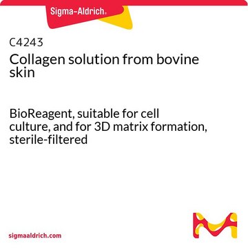 Collagen solution from bovine skin 2.9-3.2&#160;mg/mL, (Suitable for cell culture and for 3D matrix formation), sterile-filtered