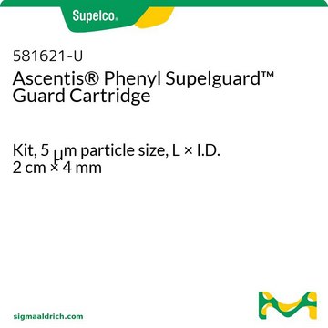 Ascentis® Phenyl Supelguard Guard Cartridge Kit, 5 μm particle size, L × I.D. 2 cm × 4 mm