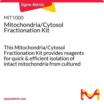Mitochondria/Cytosol Fractionation Kit This Mitochondria/Cytosol Fractionation Kit provides reagents for quick &amp; efficient isolation of intact mitochondria from cultured cells.