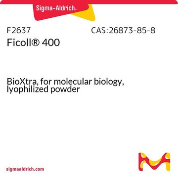 Ficoll&#174; 400 BioXtra, Molecular Biology, lyophilized powder