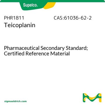 Teicoplanin Pharmaceutical Secondary Standard; Certified Reference Material