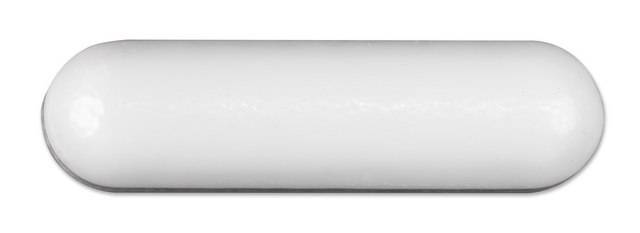Magnetic Stir Bar PTFE, Smooth, diam. × L 30&#160;mm × 8&#160;mm, pkg of 10&#160;ea, white