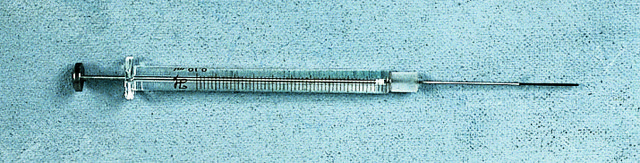 Hamilton&#174; TLC syringes 1702, volume 25&#160;&#956;L, needle size 22s ga, needle L 51&#160;mm (2&#160;in.), coated tip