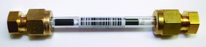 Carbotrap&#174; 300 O.D. × L 1/4&#160;in. × 3 1/2&#160;in., glass TD tube, fritted, Sealed with Brass Endcaps, preconditioned, pkg of 10&#160;ea
