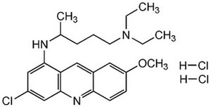 Quinacrine dihydrochloride A non-specific phospholipase A2 (PLA2) inhibitor.