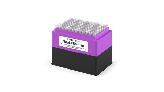 Opentrons&#174; 50&#956;L tip rack, filtered Tips for AAW&#8482; Workstation
