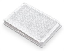 Multiscreen® 96 well Plate, solid bottom flat bottom clear polystyrene plate, non-sterile, pkg of 100 plates, high binding surface