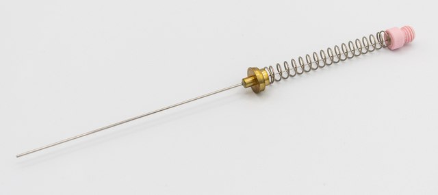 SPME Fiber Assembly 65 &#956;m PDMS/DVB, StableFlex (1 cm), needle size 24 ga, Manual Holder, pk of 3, pink hub