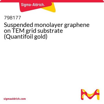 Suspended monolayer graphene on TEM grid substrate (Quantifoil gold)