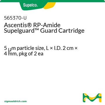 Ascentis&#174; RP-Amide Supelguard Guard Cartridge 5&#160;&#956;m particle size, L × I.D. 2&#160;cm × 4&#160;mm, pkg of 2&#160;ea