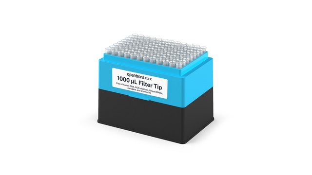 Opentrons&#174; 1000&#956;L tip rack, filtered Tips for AAW&#8482; Workstation