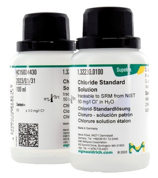 Bromate Standard Solution traceable to SRM from NIST, 0.1000 mg/l BrO3&#713; in H2O