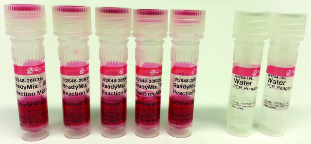 REDTaq&#174; ReadyMix&#8482; PCR Reaction Mix Complete PCR reagent with standard Taq DNA Polymerase and inert dye