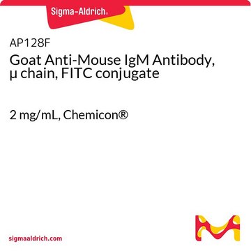 Goat Anti-Mouse IgM Antibody, &#181; chain, FITC conjugate 2&#160;mg/mL, Chemicon&#174;