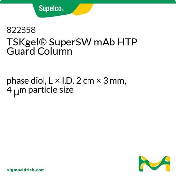 TSKgel® SuperSW mAb HTP Guard Column phase diol, L × I.D. 2 cm × 3 mm, 4 μm particle size