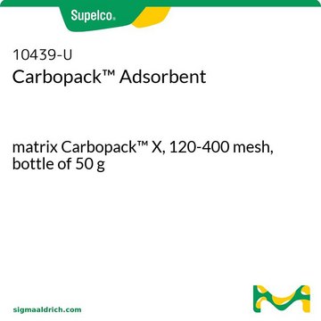 Carbopack&#8482; Adsorbent matrix Carbopack&#8482; X, 120-400&#160;mesh, bottle of 50&#160;g