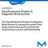 PureProteome Protein G Magnetic Bead System The PureProteome Protein G Magnetic Bead System is a powerful system that helps researchers purify proteins by maximizing recovery and eliminating variability