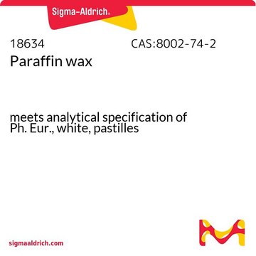 Paraffin wax meets analytical specification of Ph.&nbsp;Eur., white, pastilles