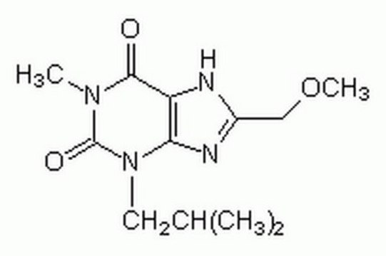 8-Methoxymethyl-3-isobutyl-1-methylxanthine A cell-permeable selective inhibitor of Ca2+-calmodulin-dependent phosphodiesterase (PDE I; IC50 = 4 &#181;M).