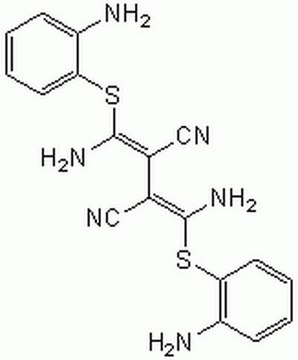 U0126 U0126, CAS 109511-58-2, is a potent and specific inhibitor of MEK1 (IC50 = 72 nM) and MEK2 (IC50 = 58 nM). The inhibition is noncompetitive with respect to both ATP and ERK.