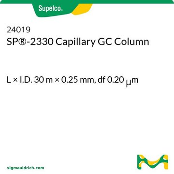 SP&#174;-2330 Capillary GC Column L × I.D. 30&#160;m × 0.25&#160;mm, df 0.20&#160;&#956;m