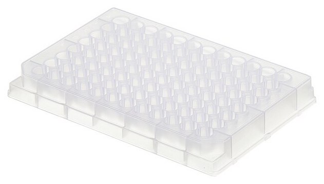 Nunc&#174; MicroWell&#8482; 96 well polypropylene plates 96 well plate, polypropylene, natural, V-bottom, 500uL/well, sterile, 120/cs