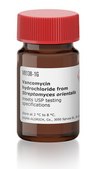 Vancomycin hydrochloride from Streptomyces orientalis meets USP testing specifications