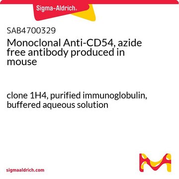 Monoclonal Anti-CD54, azide free antibody produced in mouse clone 1H4, purified immunoglobulin, buffered aqueous solution