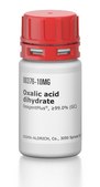 Oxalic acid dihydrate ReagentPlus&#174;, &#8805;99.0% (GC)