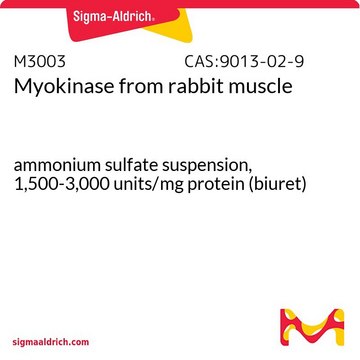 Myokinase from rabbit muscle ammonium sulfate suspension, 1,500-3,000&#160;units/mg protein (biuret)
