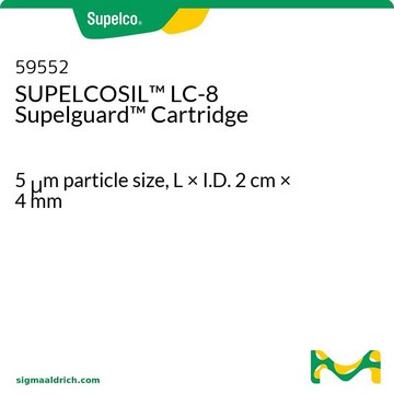 SUPELCOSIL&#8482; LC-8 Supelguard Cartridge 5&#160;&#956;m particle size, L × I.D. 2&#160;cm × 4&#160;mm