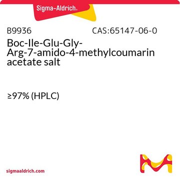 Boc-Ile-Glu-Gly-Arg-7-amido-4-methylcoumarin acetate salt &#8805;97% (HPLC)