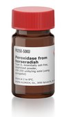 Peroxidase from horseradish Type II, essentially salt-free, lyophilized powder, 150-250 units/mg solid (using pyrogallol)