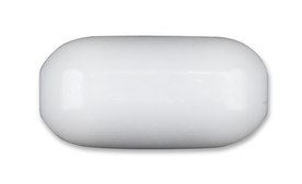Magnetic Stir Bar PTFE, Smooth, diam. × L 10&#160;mm × 5&#160;mm, pkg of 10&#160;ea, white