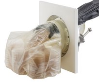 Tryptic Soy Agar - Ready-to-use Settle Plates IsoBag&#174;, 190 mm alpha-port, ICR plus lockable Plates, sterile; irradiated, plate diam. 90&#160;mm, suitable for air monitoring