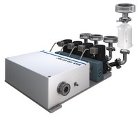 MAS-100 Iso MH® Remote Microbial Air Sampler Pre-assembled for four heads with USB, digital I/O and Ethernet interfaces